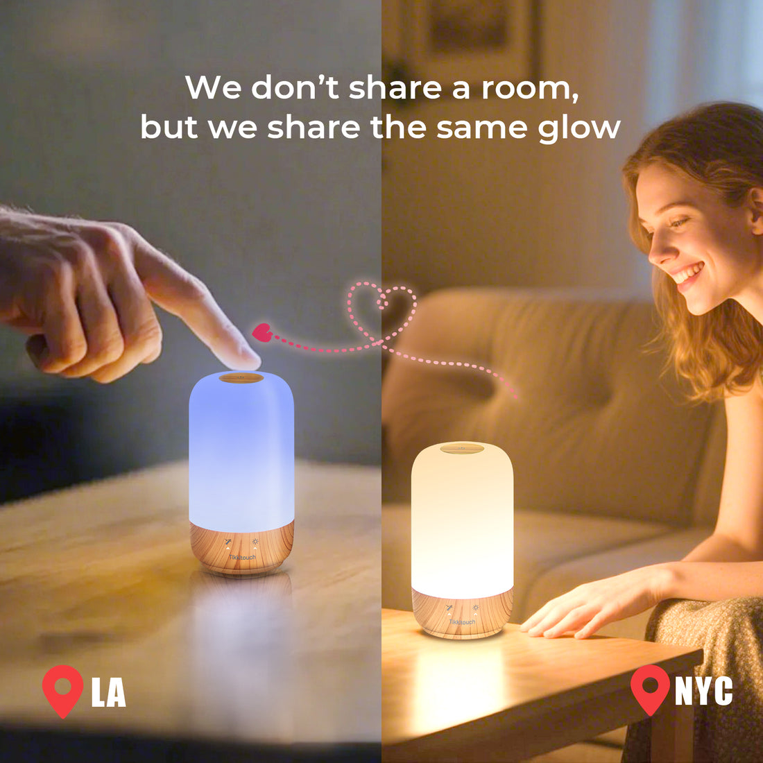 Tikkitouch Long Distance Touch Lamps