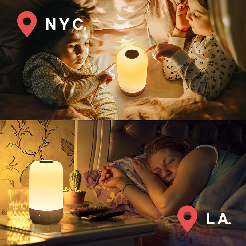 totwoo long distance touch lamps